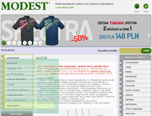 Tablet Screenshot of modest.com.pl